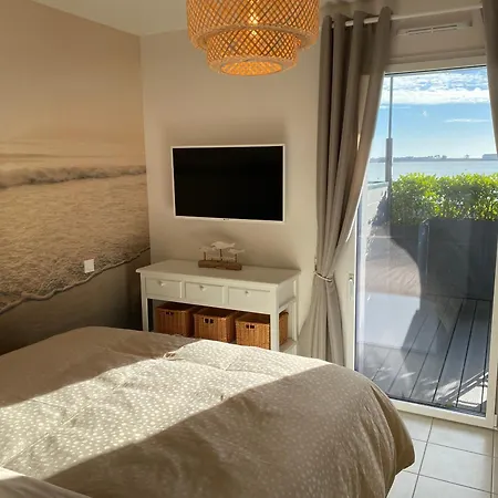 Ref 231 - Port-Louis Appartement Type 2 Pleine Vue Petite Mer Avec Terrasse, Parking Et Garage Dans Residence Recente Buitenkant foto